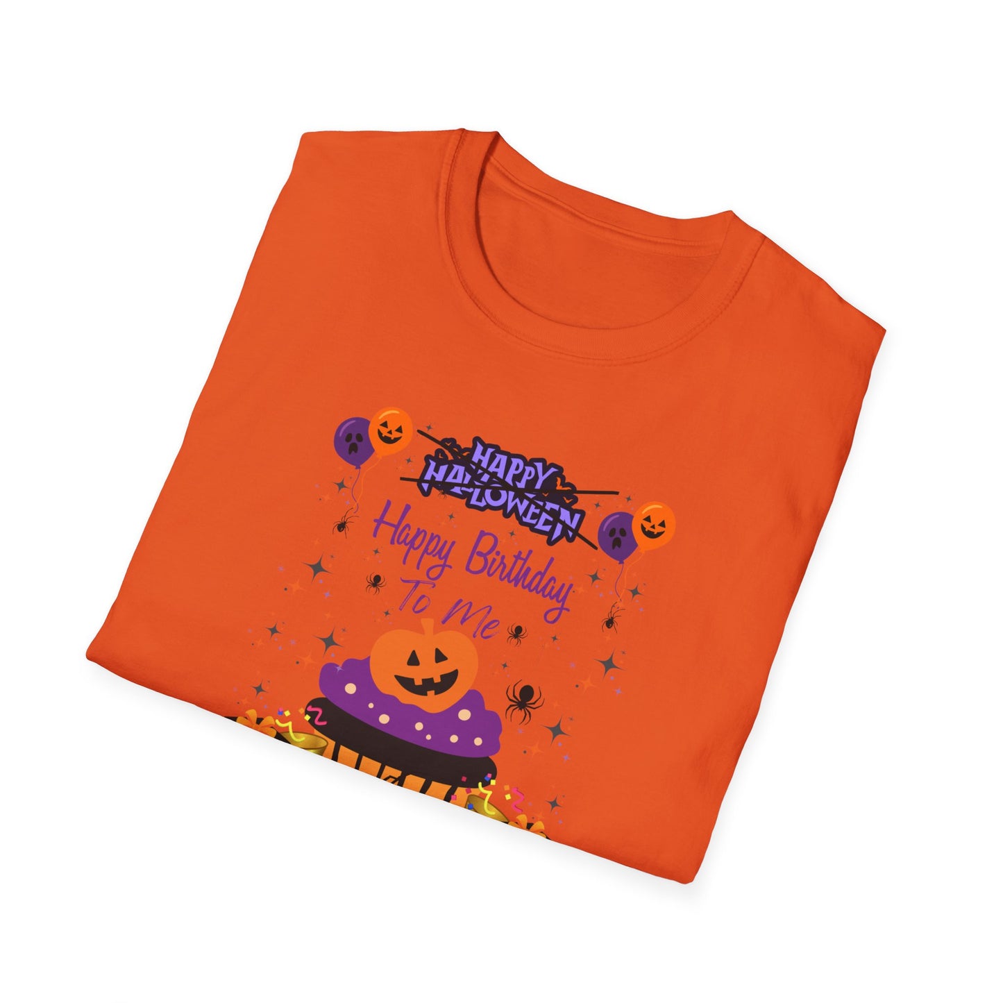 Halloween Birthday - Unisex Softstyle T-Shirt