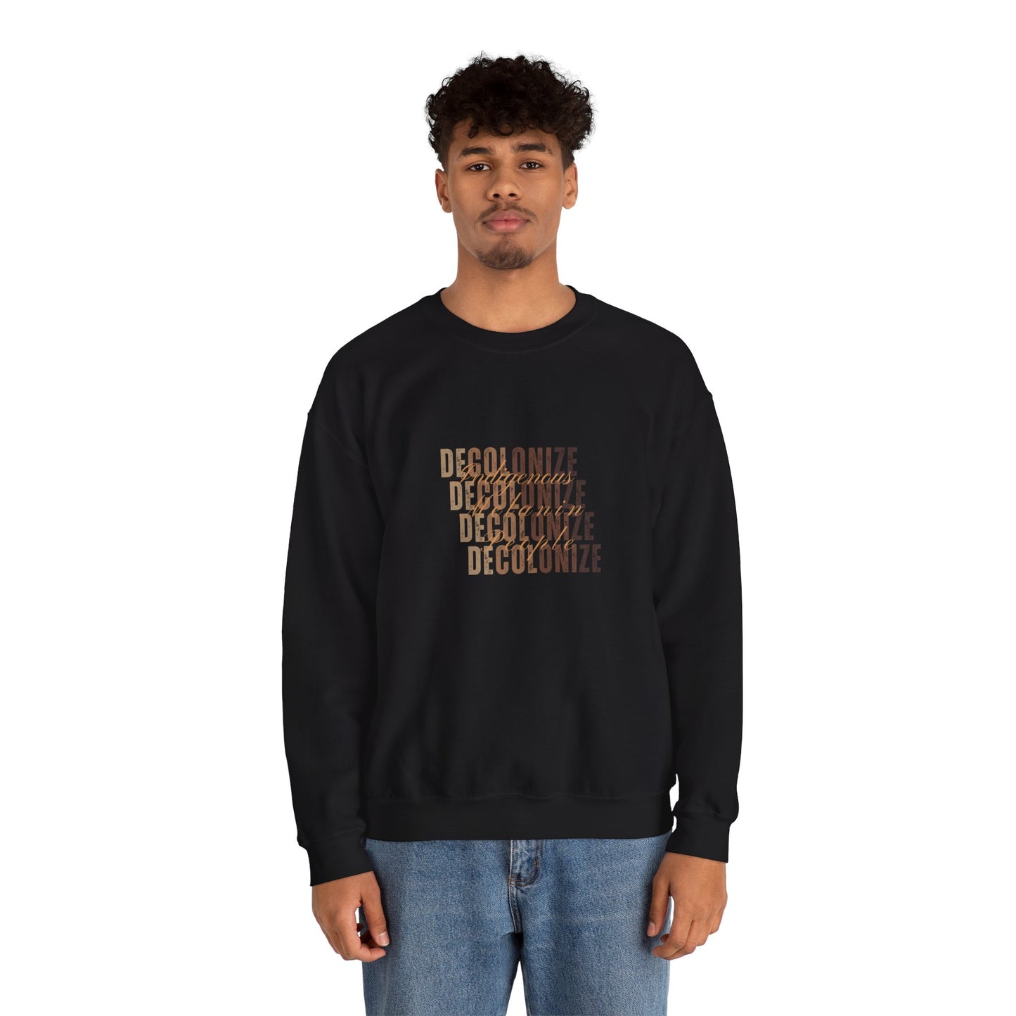 Decolonize - Unisex Heavy Blend™ Crewneck Sweatshirt