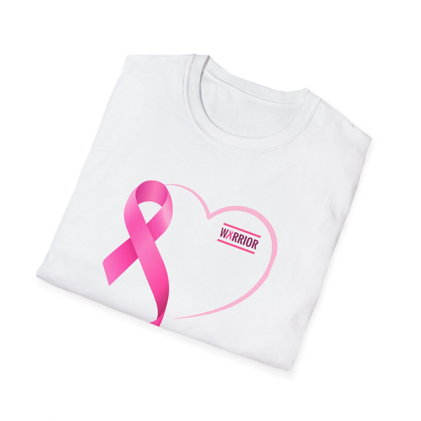 Faith Over Fear Breast Cancer Awareness- Unisex Softstyle T-Shirt