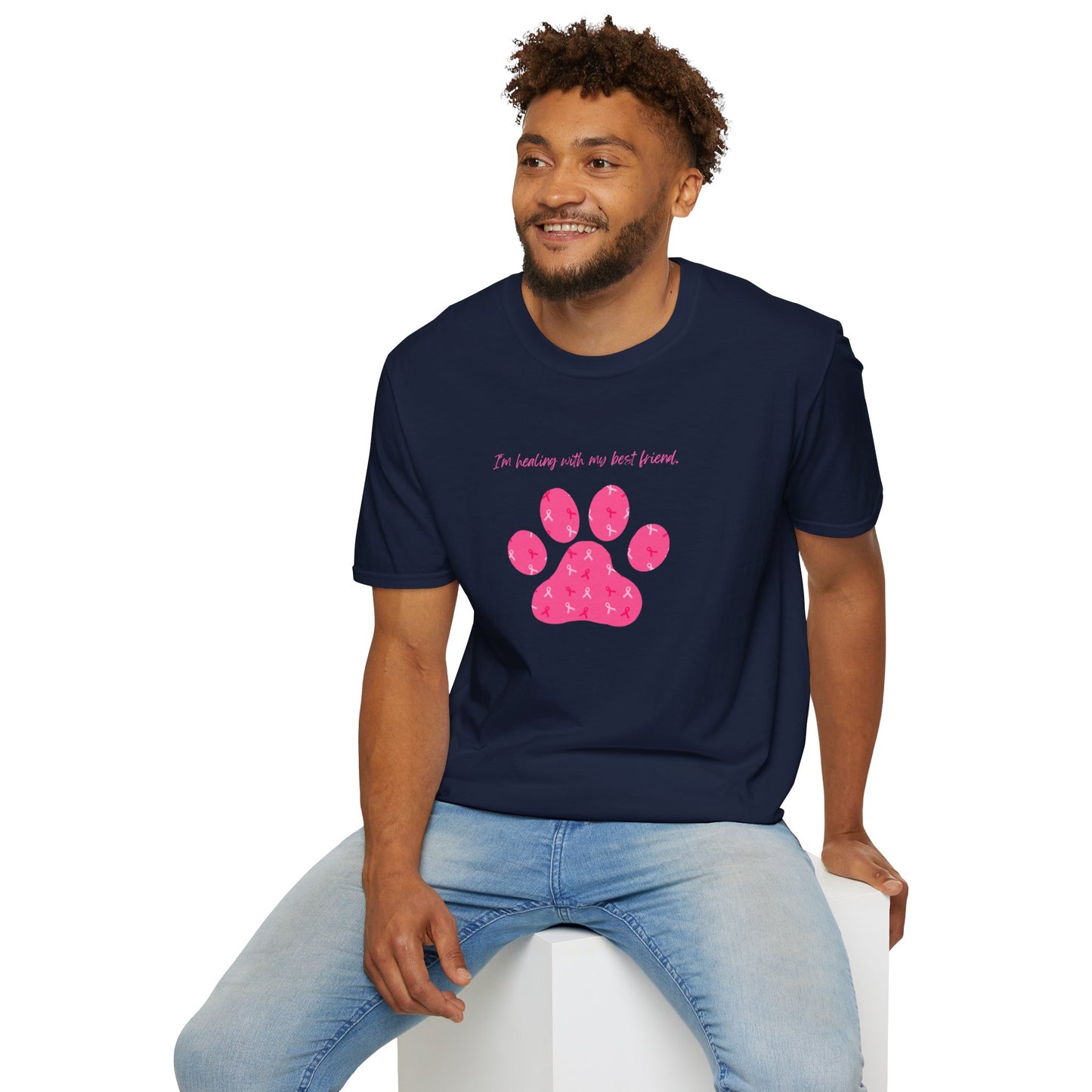 Healing With My Best Friend - Unisex Softstyle T-Shirt