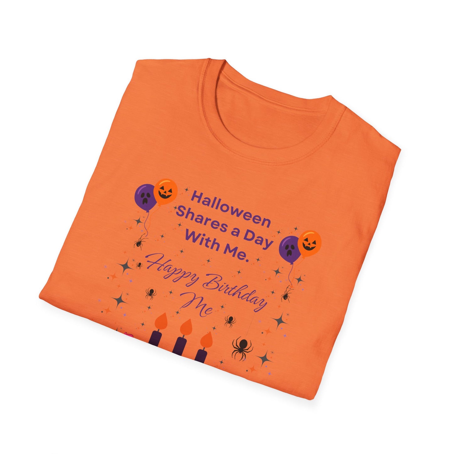 Halloween Birthday - Unisex Softstyle T-Shirt