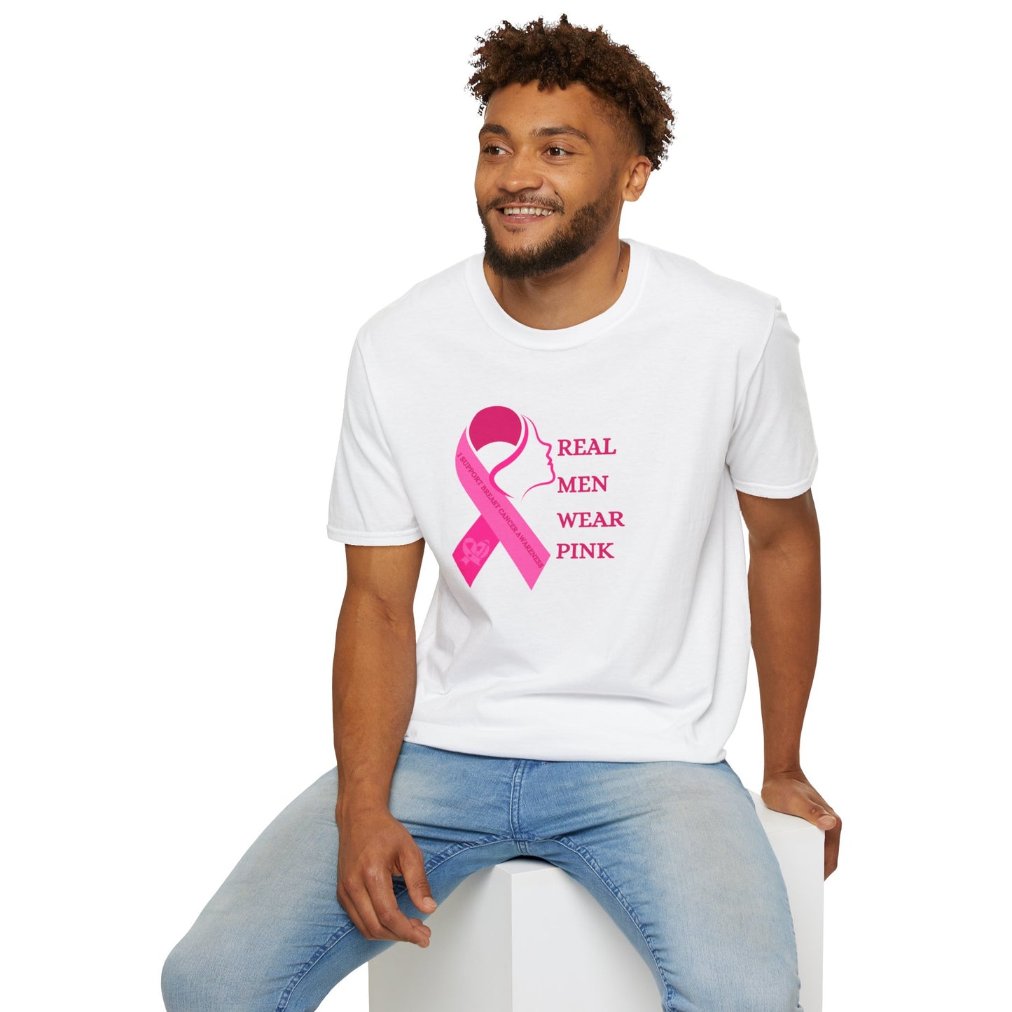 Real Men Wear Pink - Unisex Softstyle T-Shirt