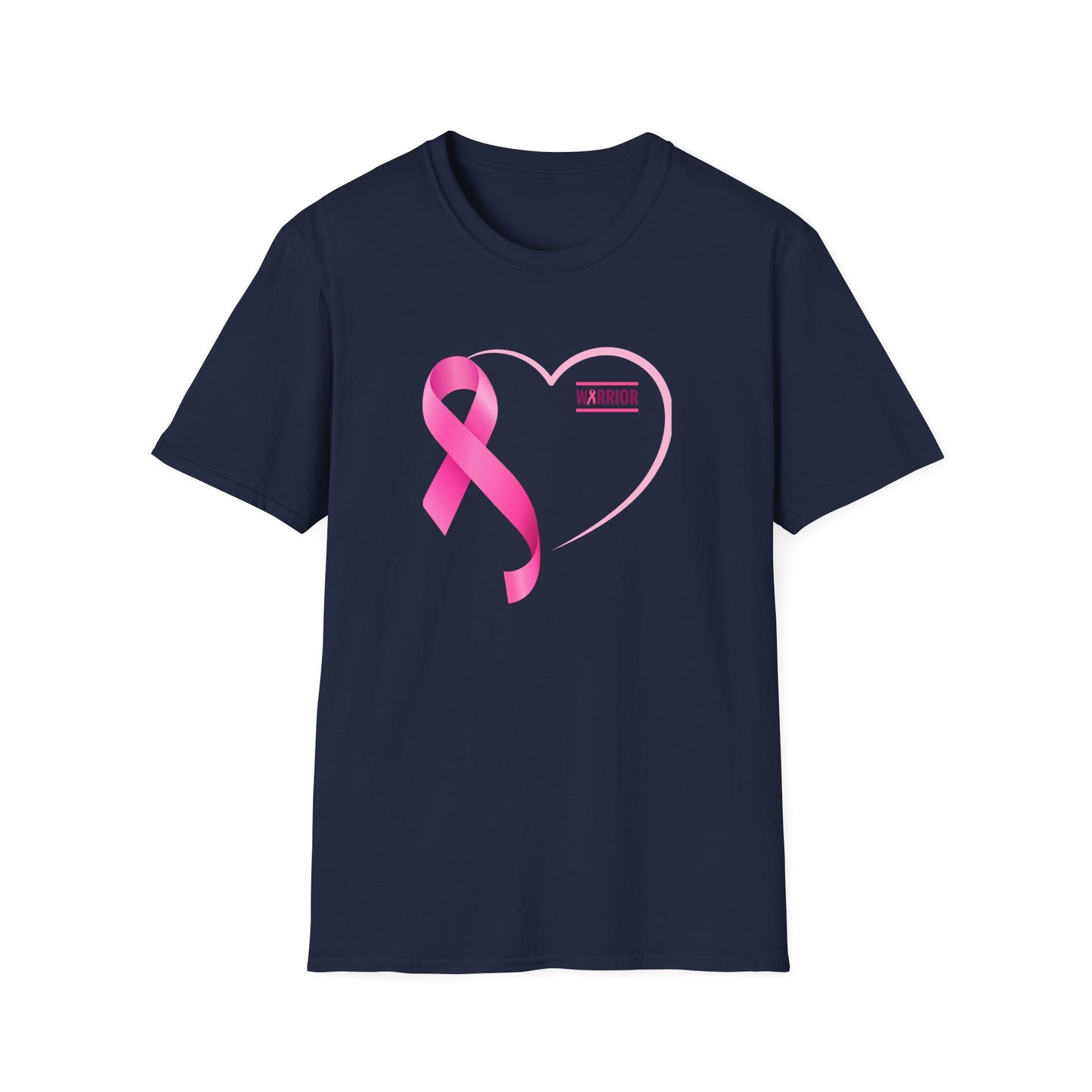 Faith Over Fear Breast Cancer Awareness- Unisex Softstyle T-Shirt