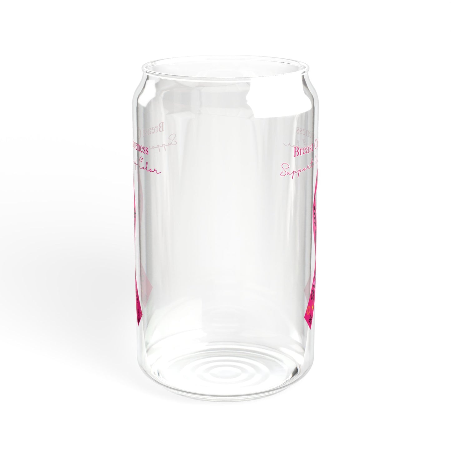 Breast Care Awareness - Sipper Glass, 16oz