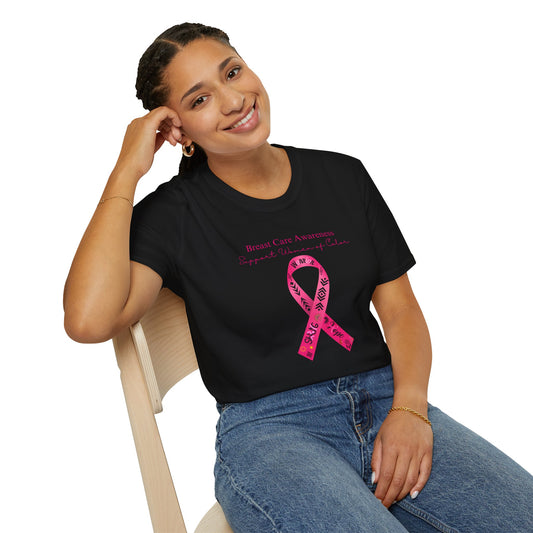 Breast Care Awareness - Unisex Softstyle T-Shirt