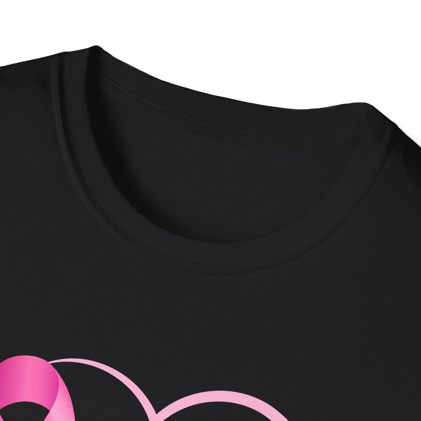 Faith Over Fear Breast Cancer Awareness- Unisex Softstyle T-Shirt