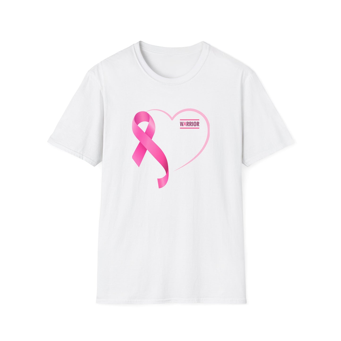 Faith Over Fear Breast Cancer Awareness- Unisex Softstyle T-Shirt