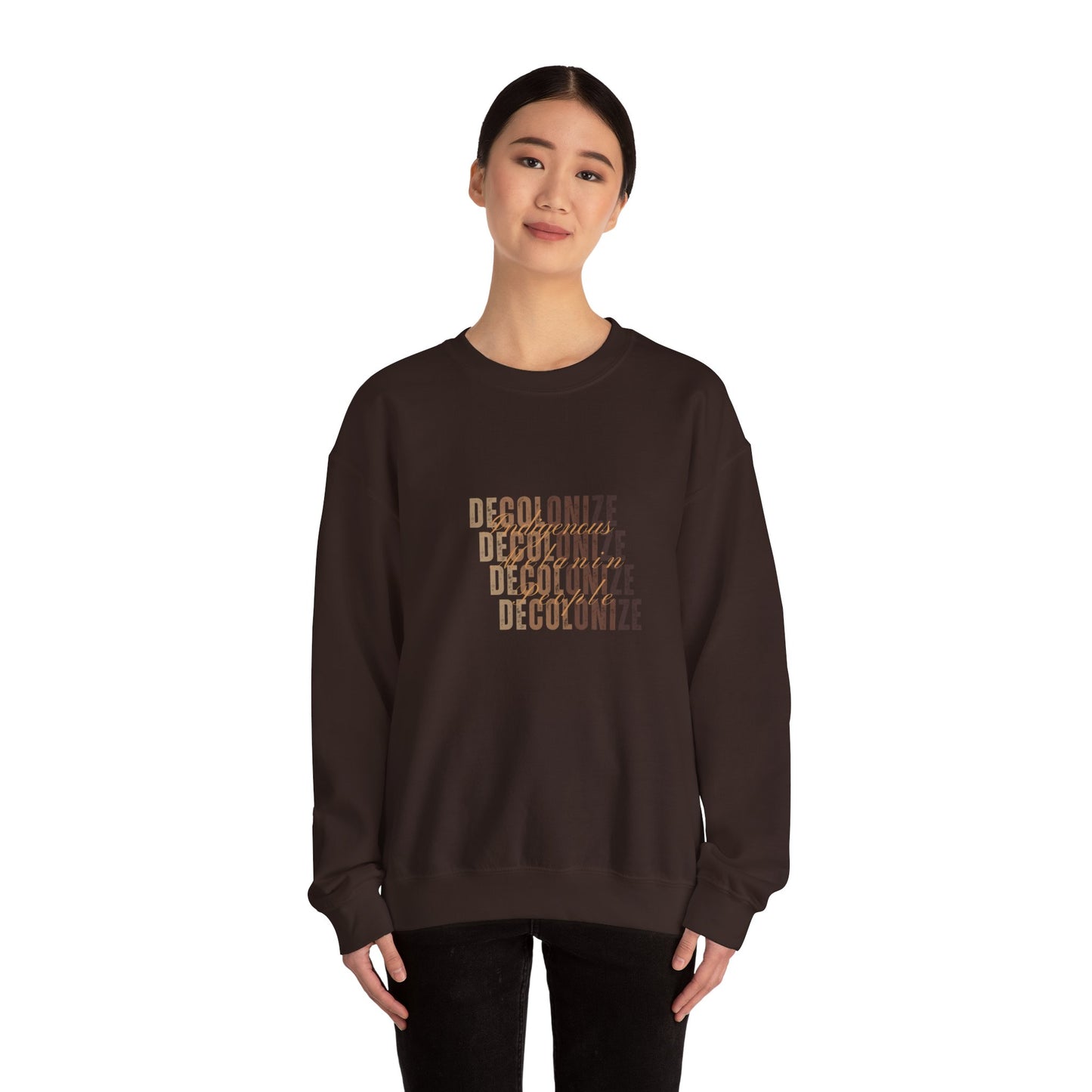 Decolonize - Unisex Heavy Blend™ Crewneck Sweatshirt