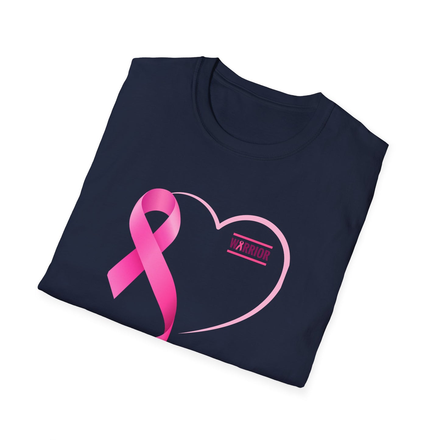 Faith Over Fear Breast Cancer Awareness- Unisex Softstyle T-Shirt
