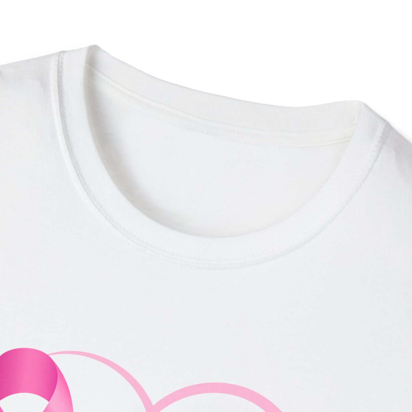 Faith Over Fear Breast Cancer Awareness- Unisex Softstyle T-Shirt