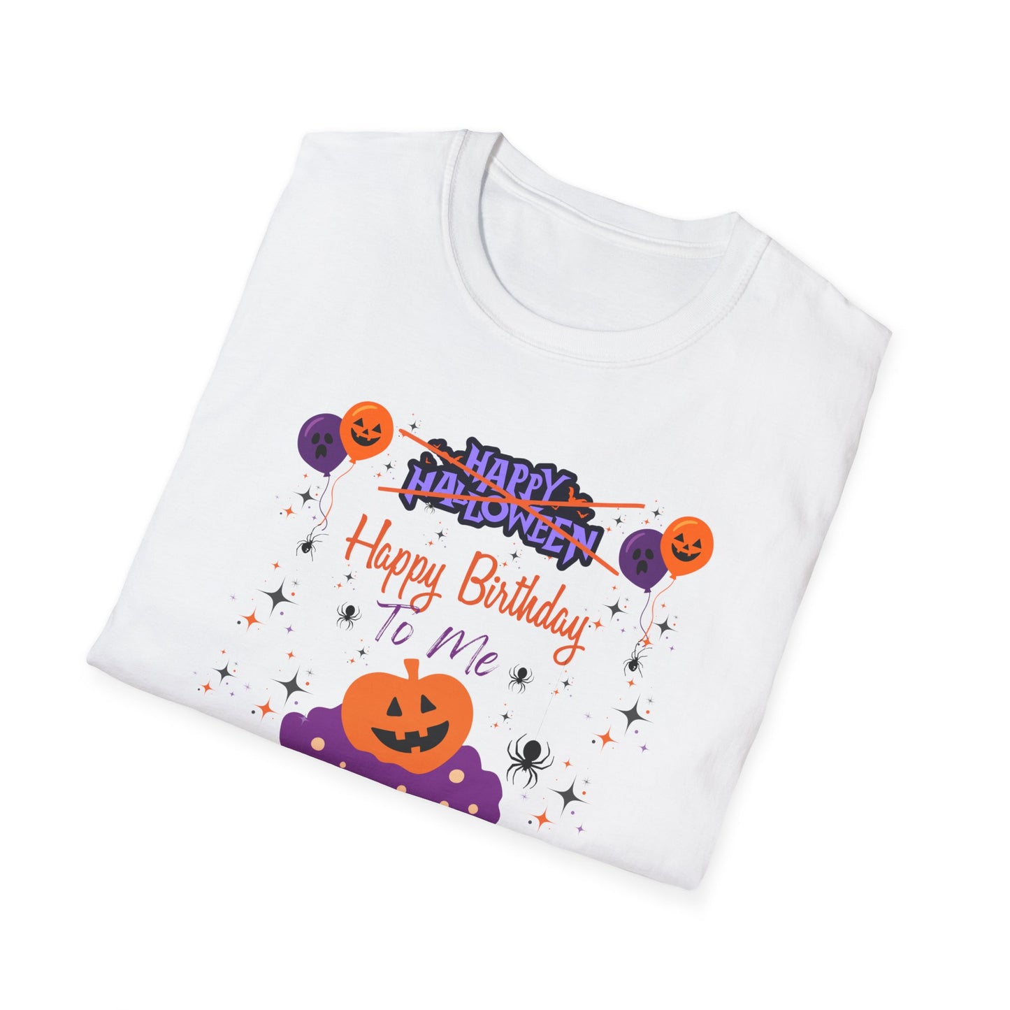 Halloween Birthday - Unisex Softstyle T-Shirt
