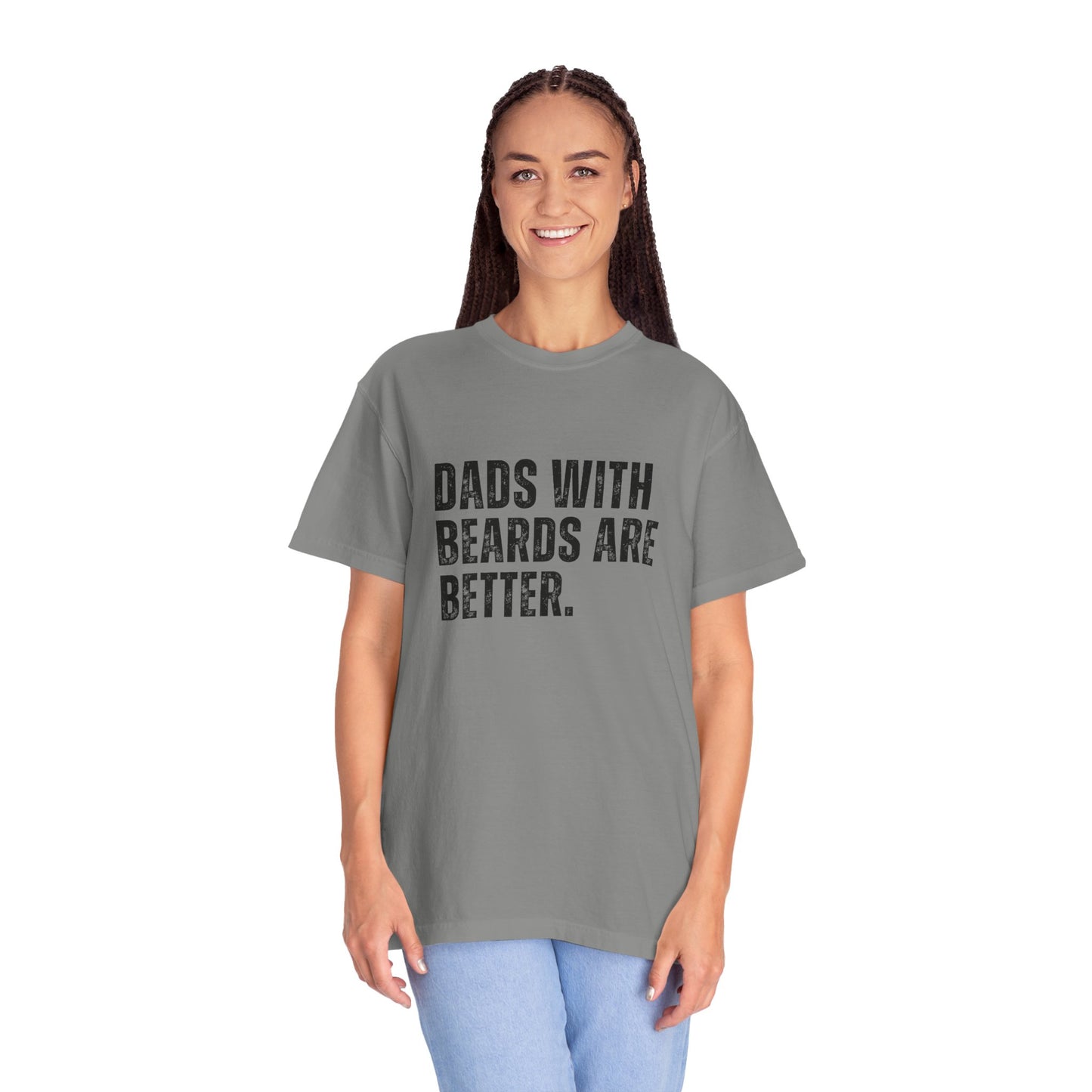 Funny Dad Shirt, Father's Day Gift, Dads with beards are better, Gift for Dad, Cool Dad Shirt, New Dad Gift,-Unisex T-shirt