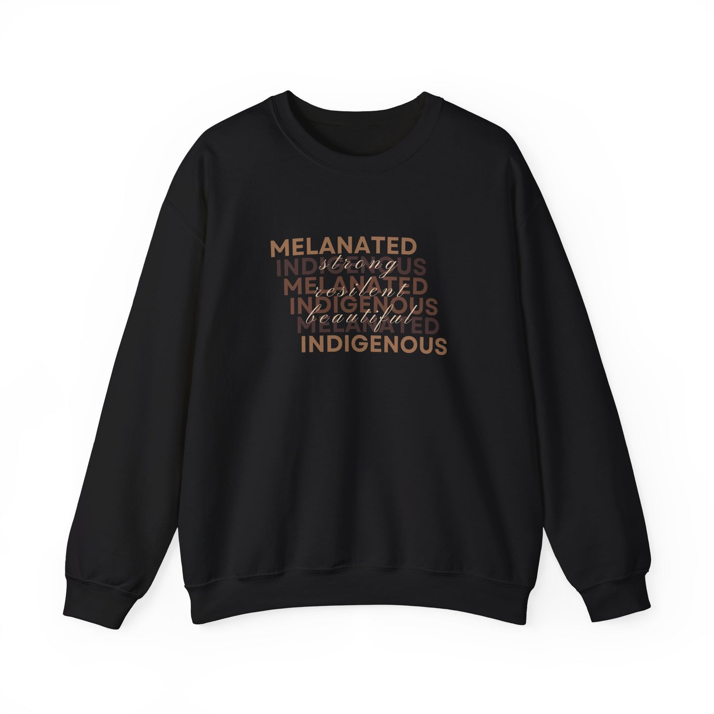 Melanated Indigenous - Unisex Heavy Blend™ Crewneck Sweatshirt