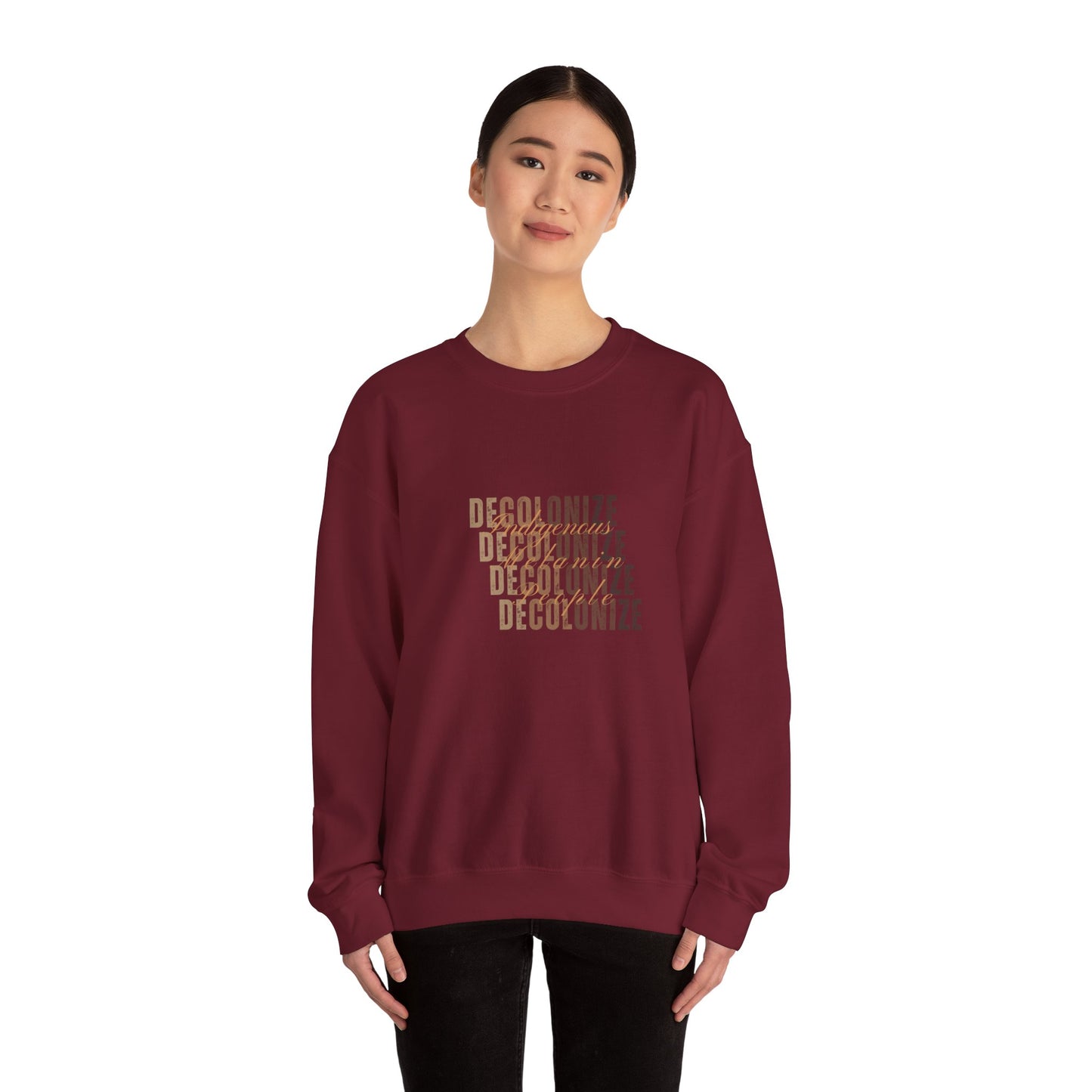 Decolonize - Unisex Heavy Blend™ Crewneck Sweatshirt