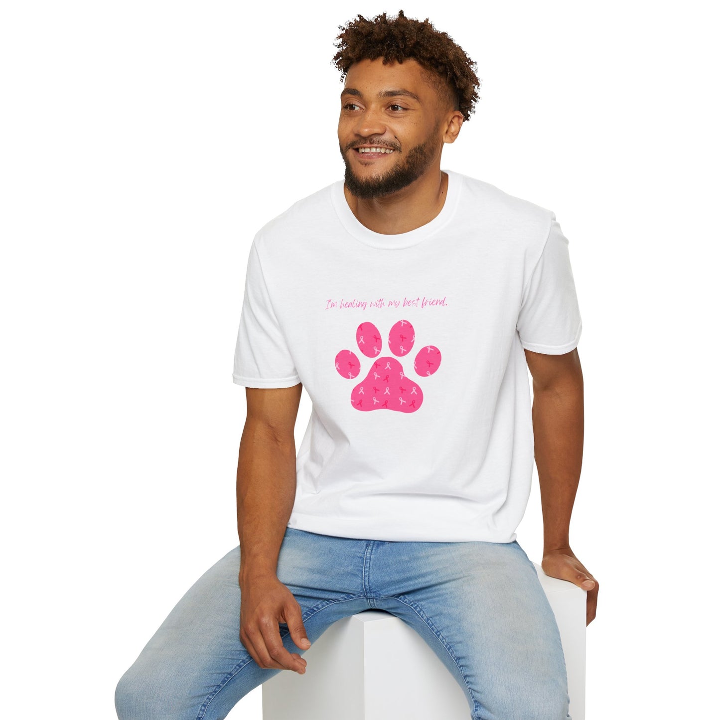 Healing With My Best Friend - Unisex Softstyle T-Shirt