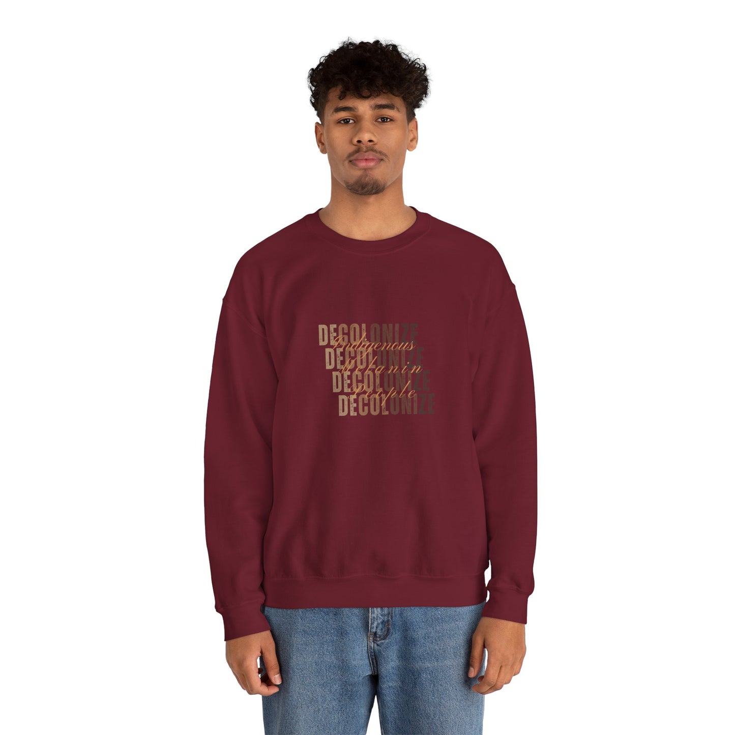 Decolonize - Unisex Heavy Blend™ Crewneck Sweatshirt