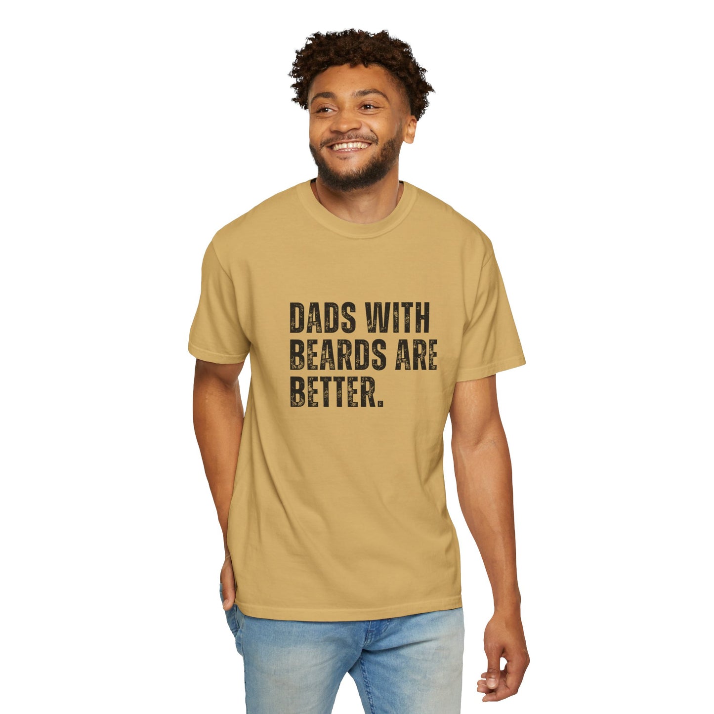 Funny Dad Shirt, Father's Day Gift, Dads with beards are better, Gift for Dad, Cool Dad Shirt, New Dad Gift,-Unisex T-shirt