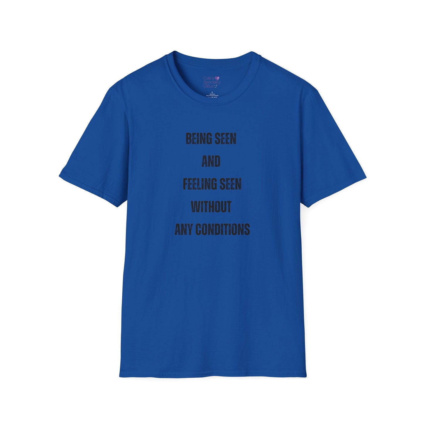 Being Seen and Feeling Seen - Unisex Softstyle T-Shirt