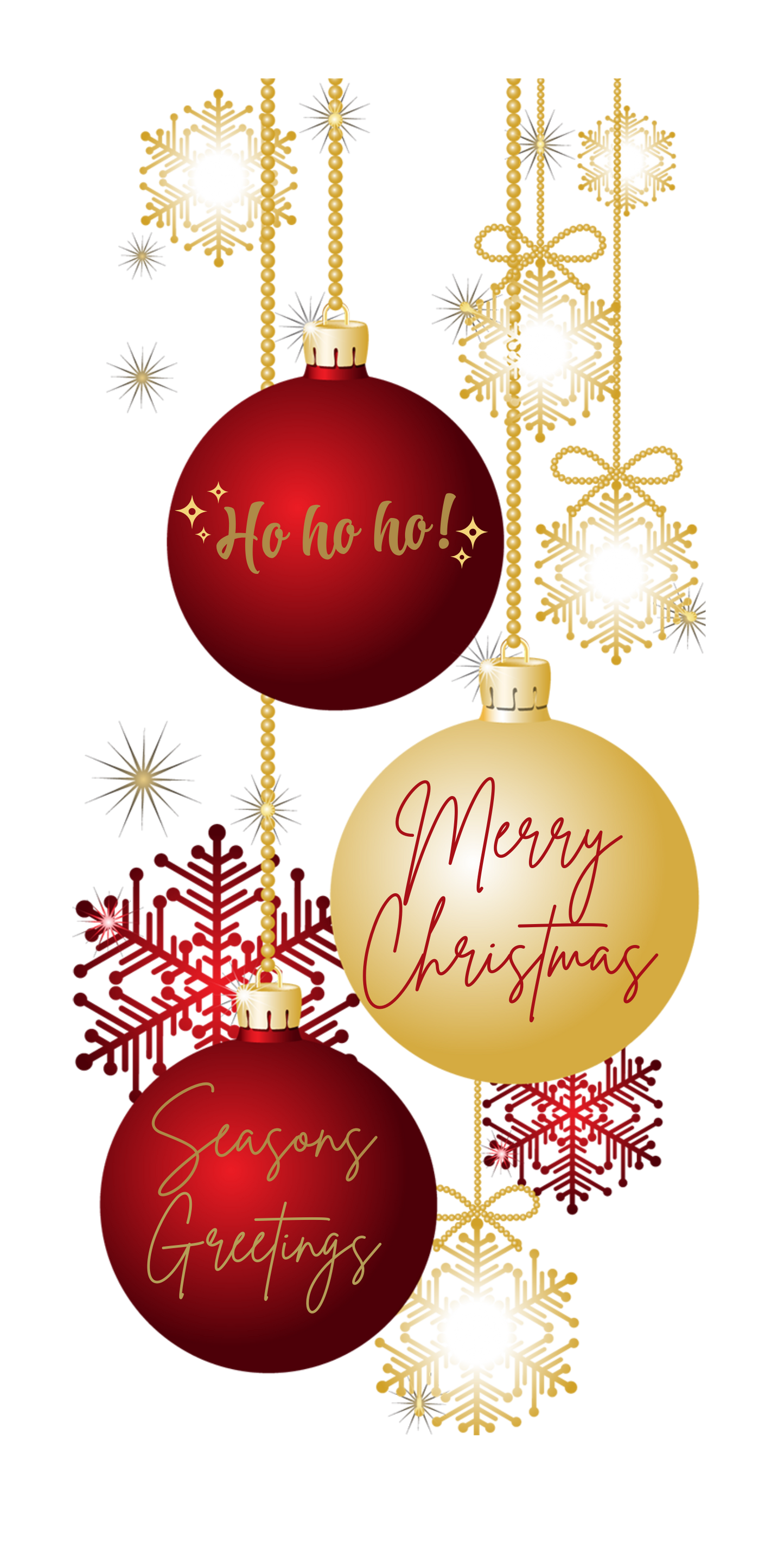 Christmas Ornament 2 Glass Sipper