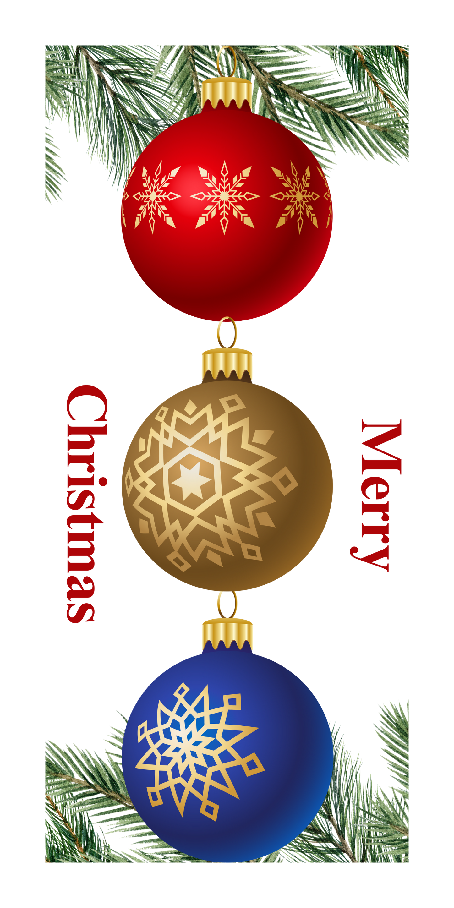 3 Christmas Ornaments Sipper Cup