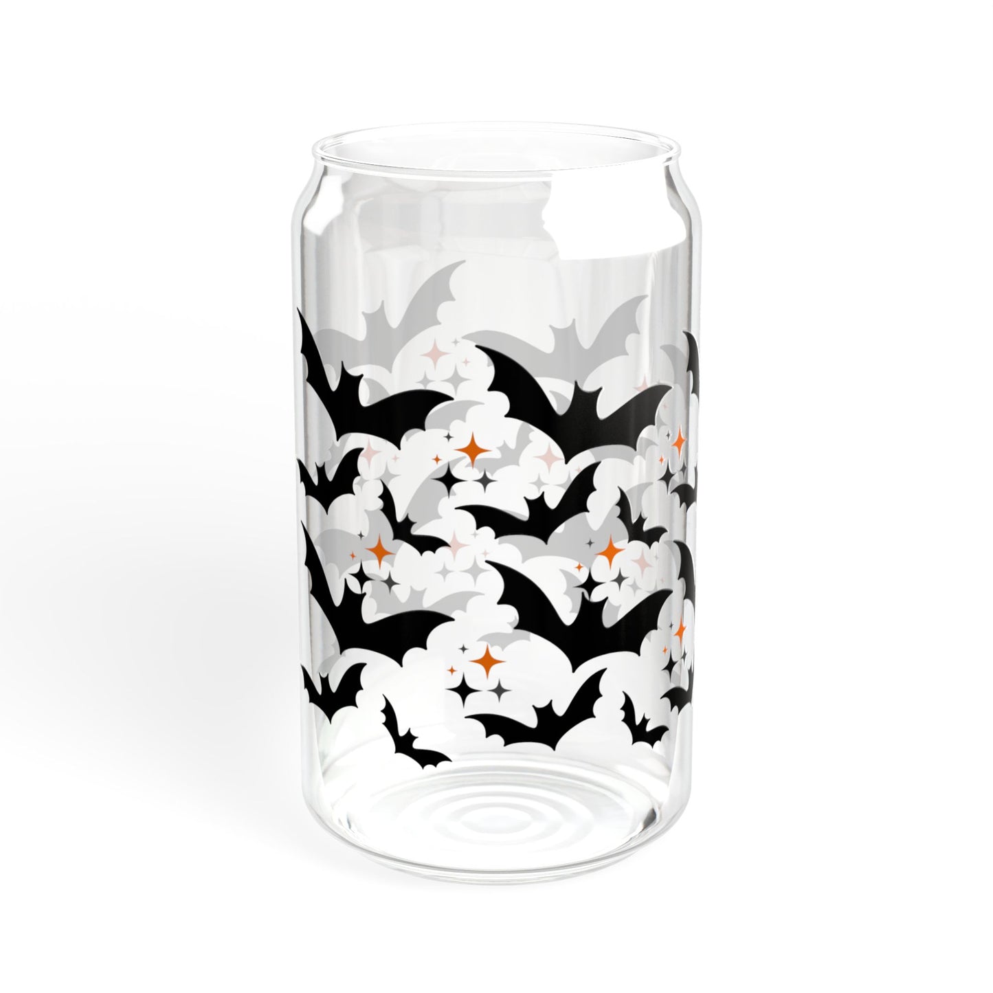 Halloween Bats - Sipper Glass, 16oz