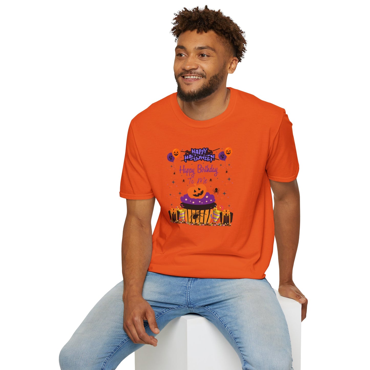 Halloween Birthday - Unisex Softstyle T-Shirt