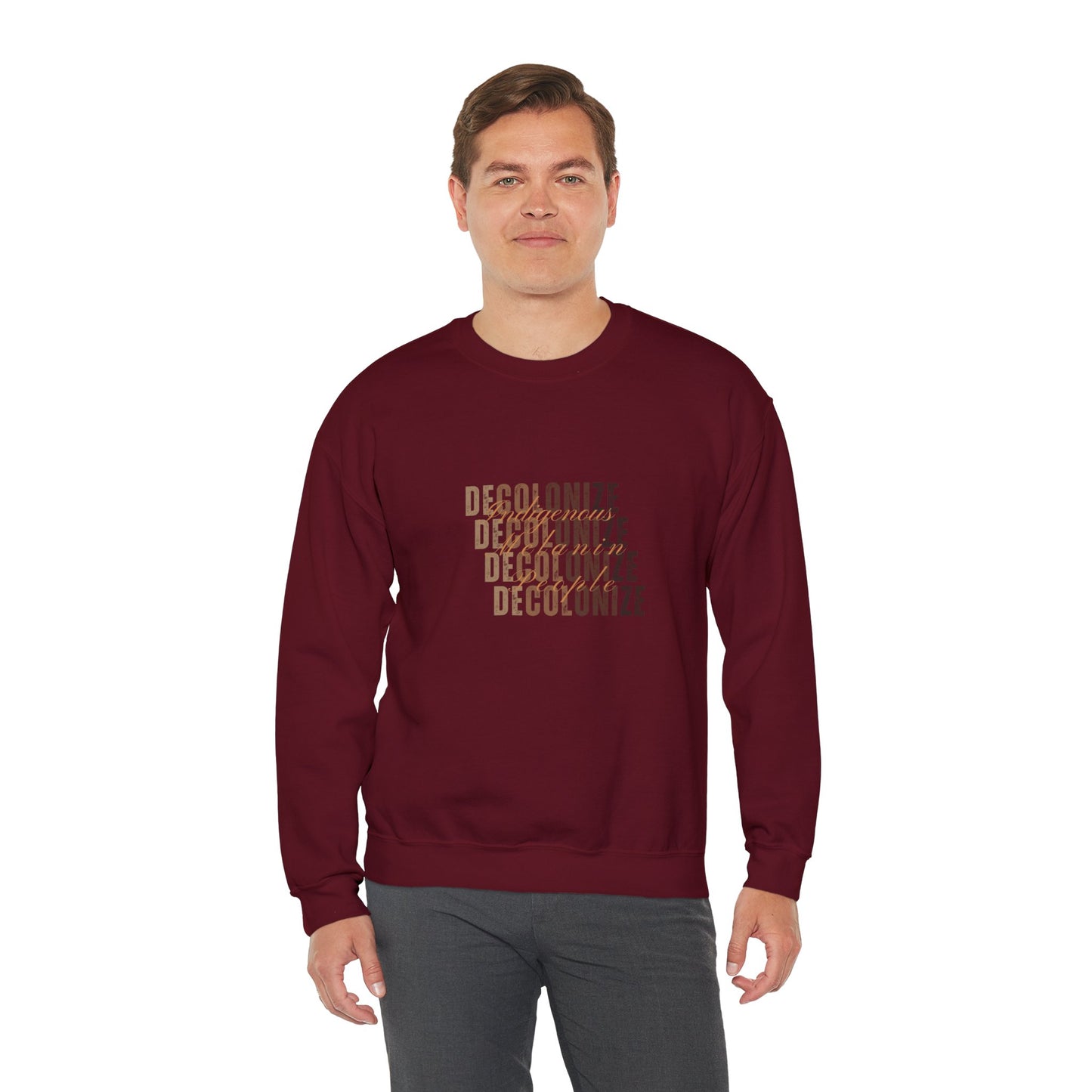 Decolonize - Unisex Heavy Blend™ Crewneck Sweatshirt