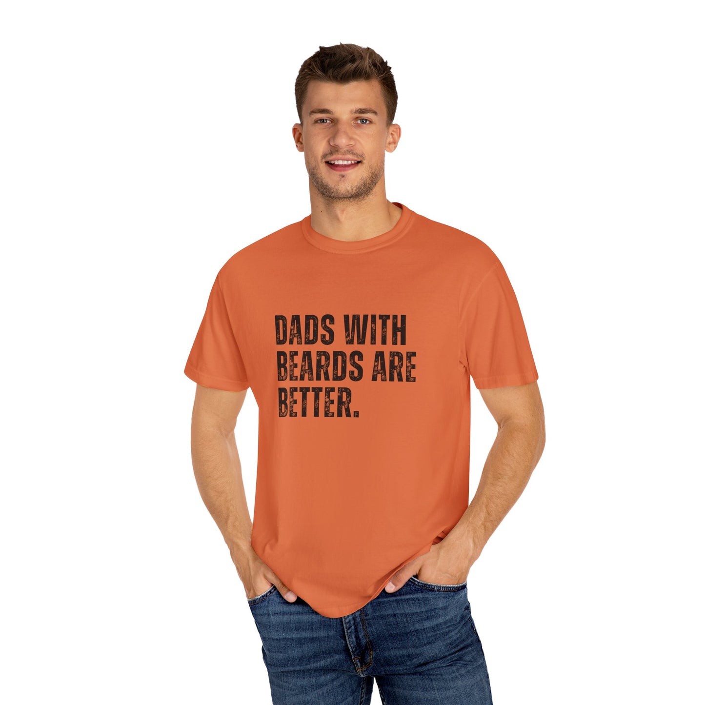 Funny Dad Shirt, Father's Day Gift, Dads with beards are better, Gift for Dad, Cool Dad Shirt, New Dad Gift,-Unisex T-shirt