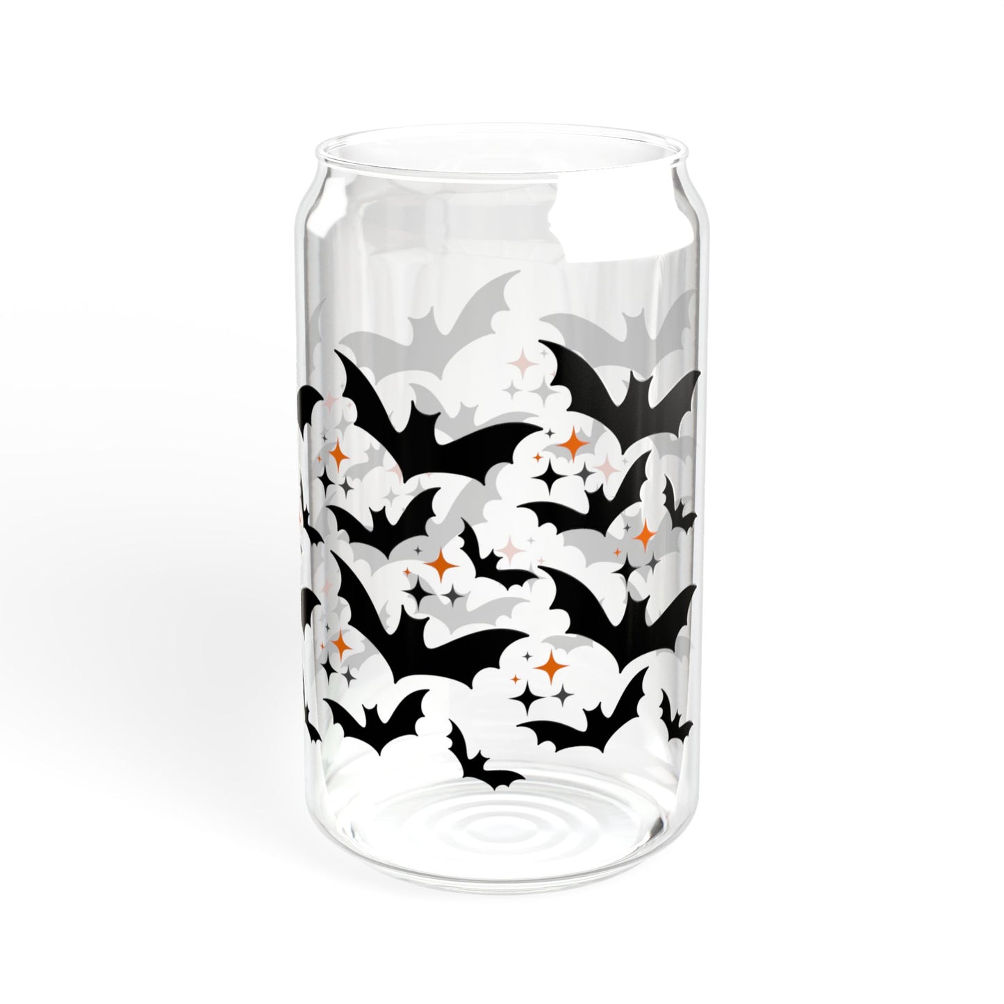 Halloween Bats - Sipper Glass, 16oz