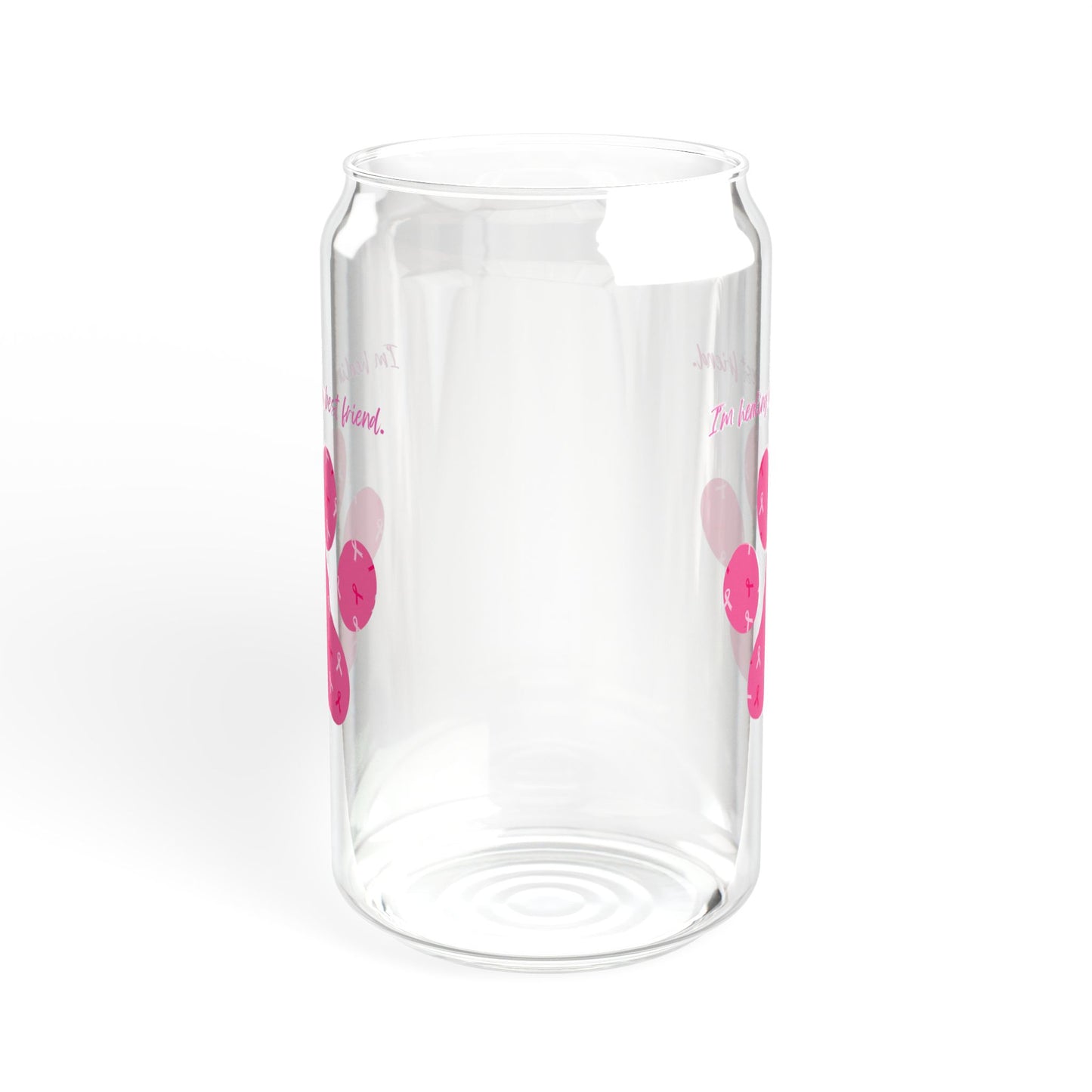 Healing With My Best Friend - Sipper Glass, 16oz