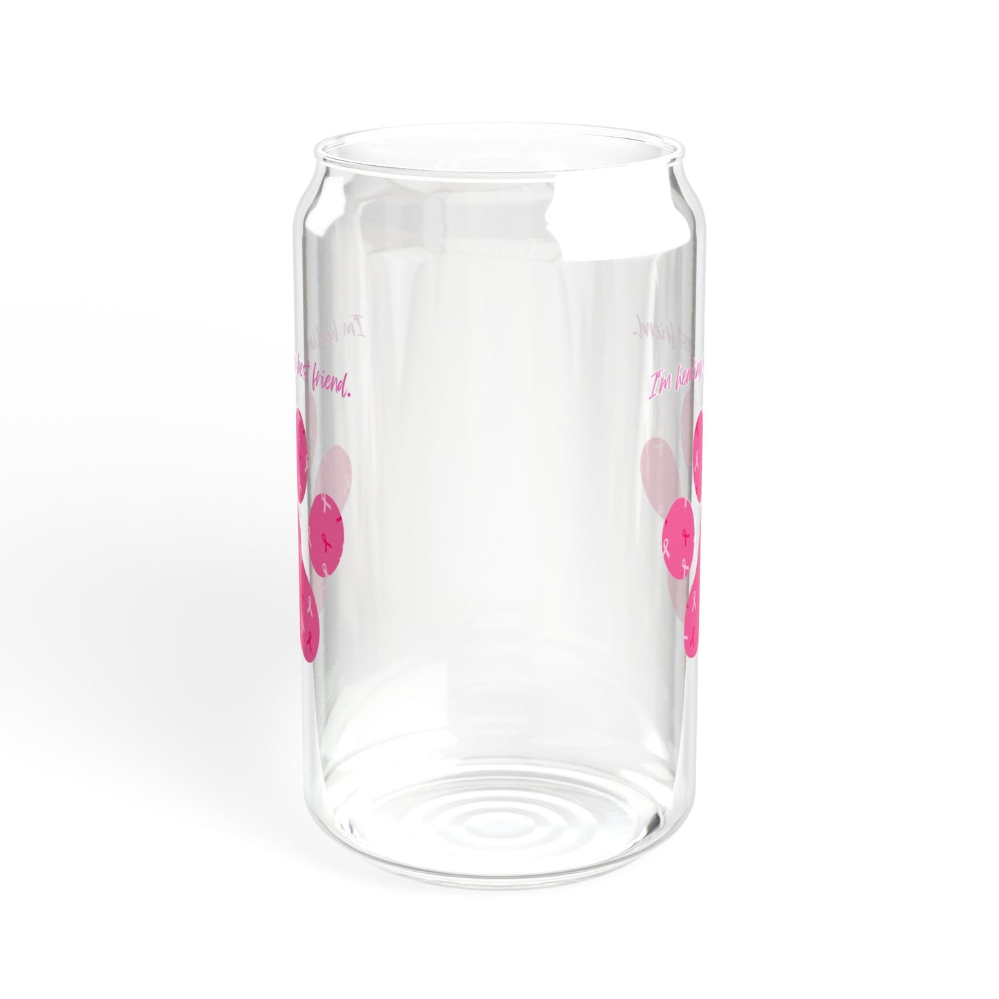 Healing With My Best Friend - Sipper Glass, 16oz