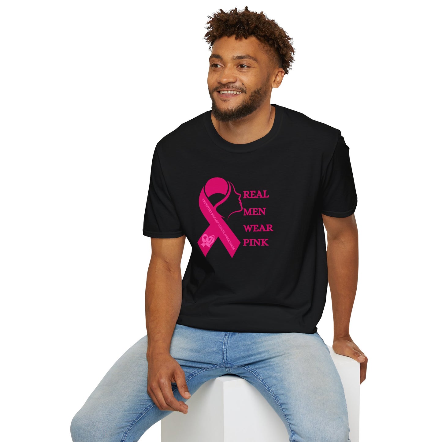 Real Men Wear Pink - Unisex Softstyle T-Shirt