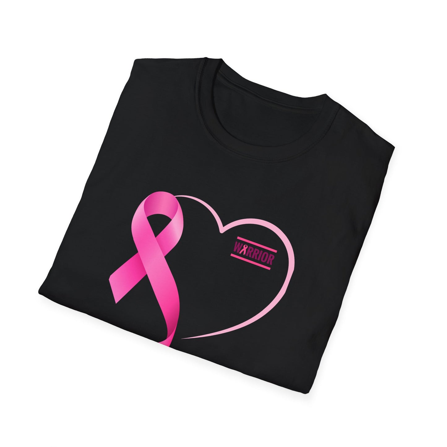 Faith Over Fear Breast Cancer Awareness- Unisex Softstyle T-Shirt
