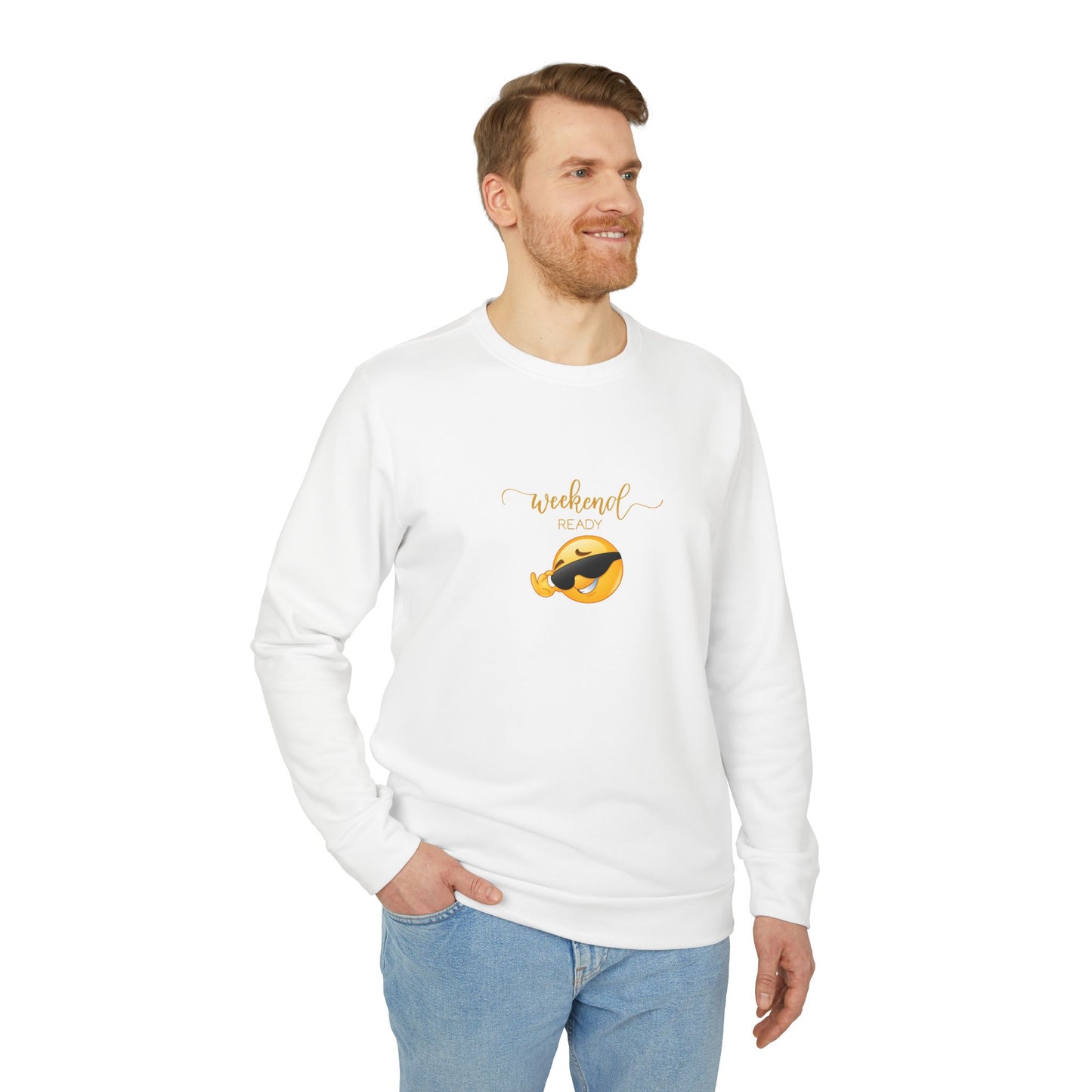 Weekend Ready - adidas Unisex Fleece Crewneck Sweatshirt