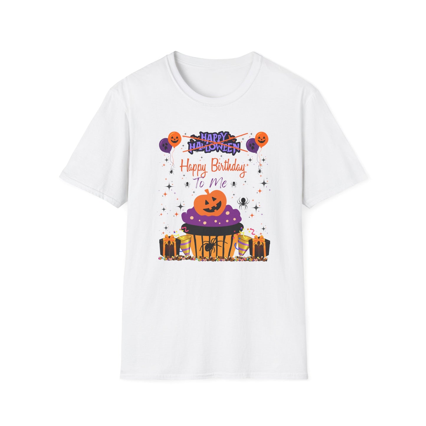 Halloween Birthday - Unisex Softstyle T-Shirt