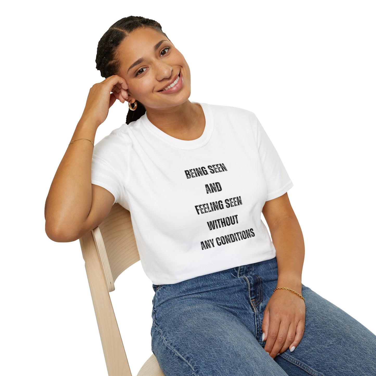 Being Seen and Feeling Seen - Unisex Softstyle T-Shirt