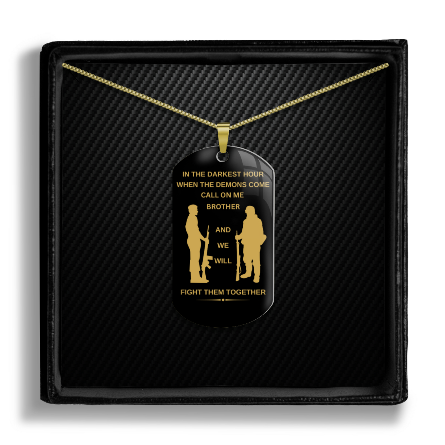 Call On Me Brother 2 - Dog Tag (Non personalized)